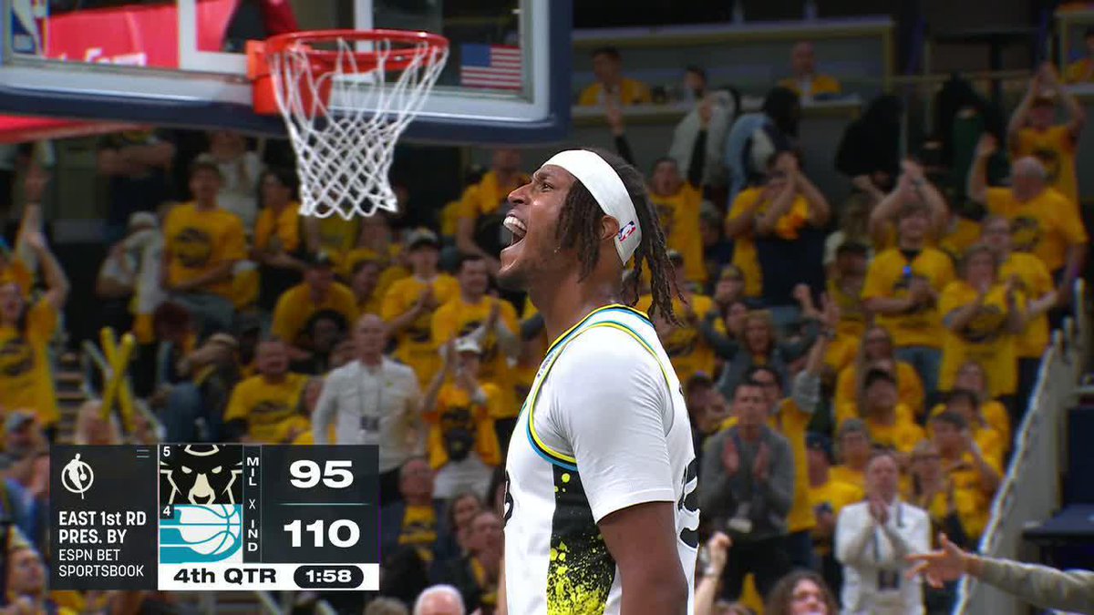 MYLES TURNER FOR THREE 🥶