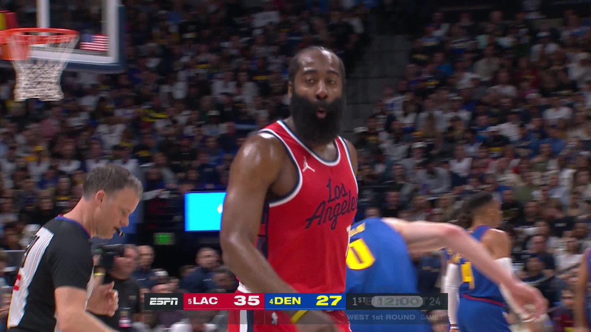 HARDEN IN HIS BAG TO END THE 1Q 💼