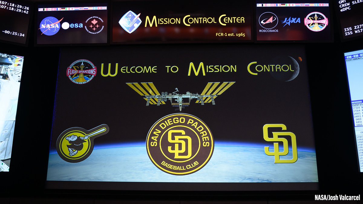 All systems go. Shoutout to NASA's Johnson Space Center for hosting the squad!