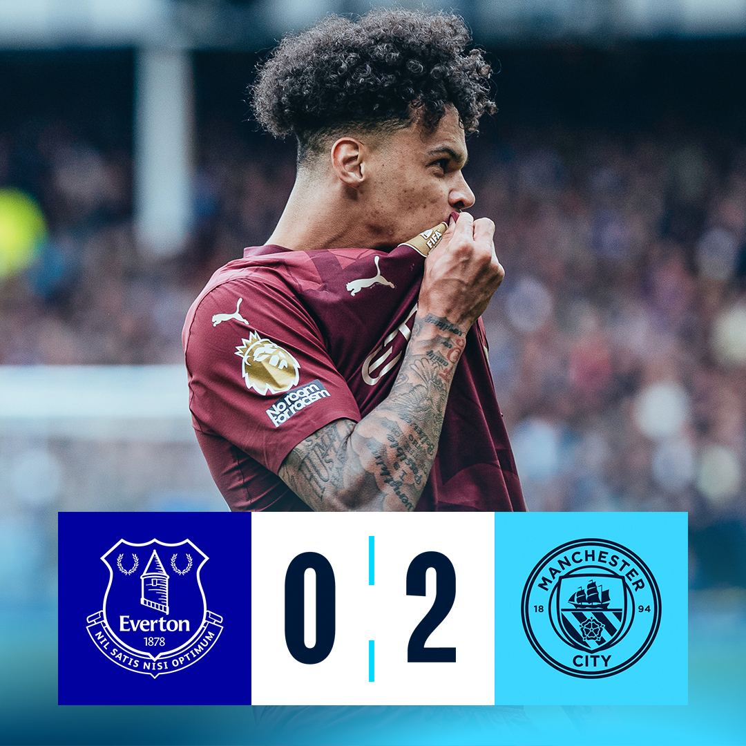 Two late goals saw us earn an important three points at Everton 💪🩵 Highlights ⤵️