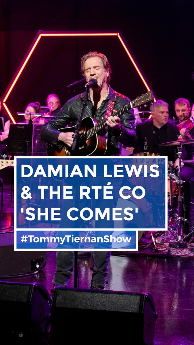 .Damian Lewis & RTÉConcertOrchestra perform 'She Comes' #TommyTiernanShow