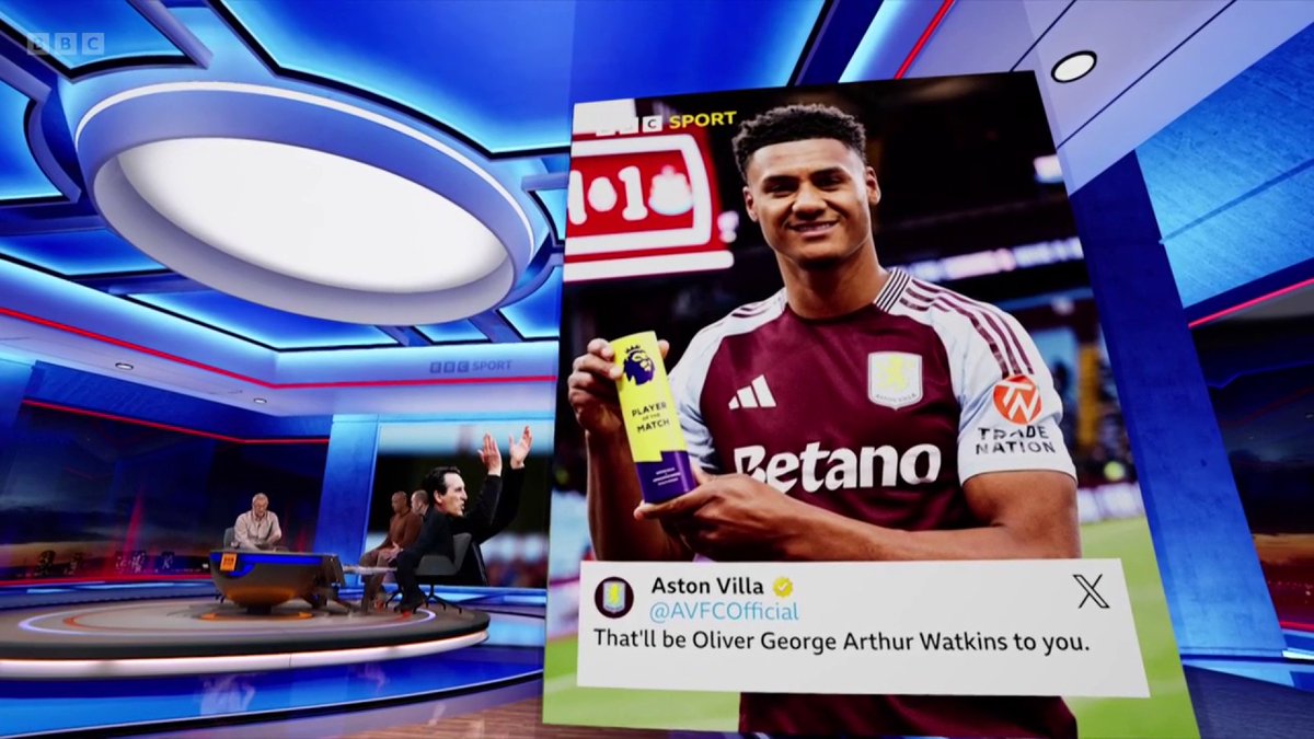 He was 'fuming' after not starting against PSG, but Ollie Watkins was on top form v Newcastle 🙌 Gary Lineker Dion Dublin | #BBCFootball #MOTD
