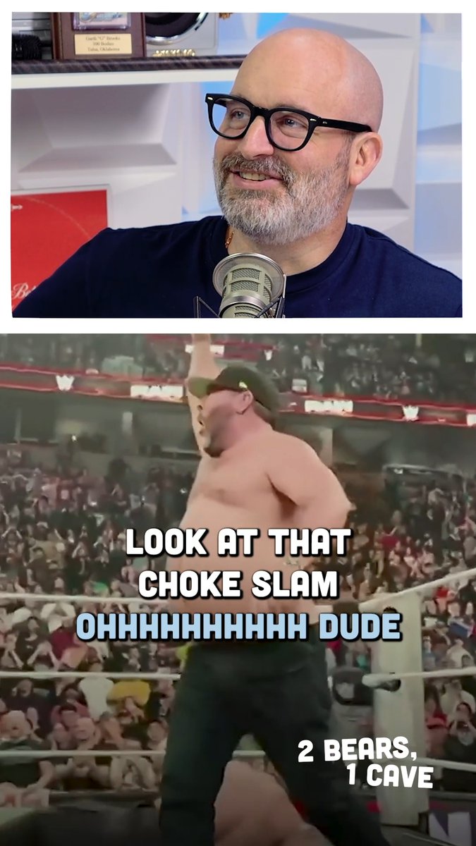 Bart Krystals lived out his WWE dream. #2Bears1Cave Ep. 284