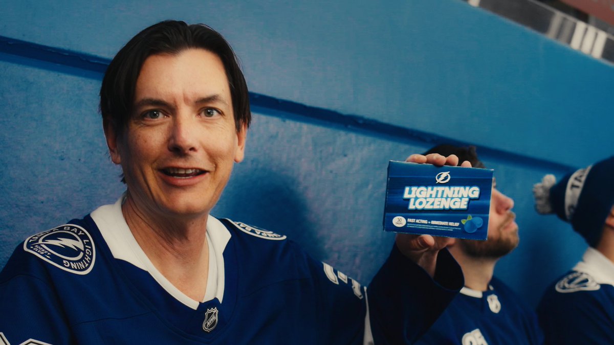 Struggling with post-playoff game symptoms? A Lightning Lozenge may be right for you 🫵