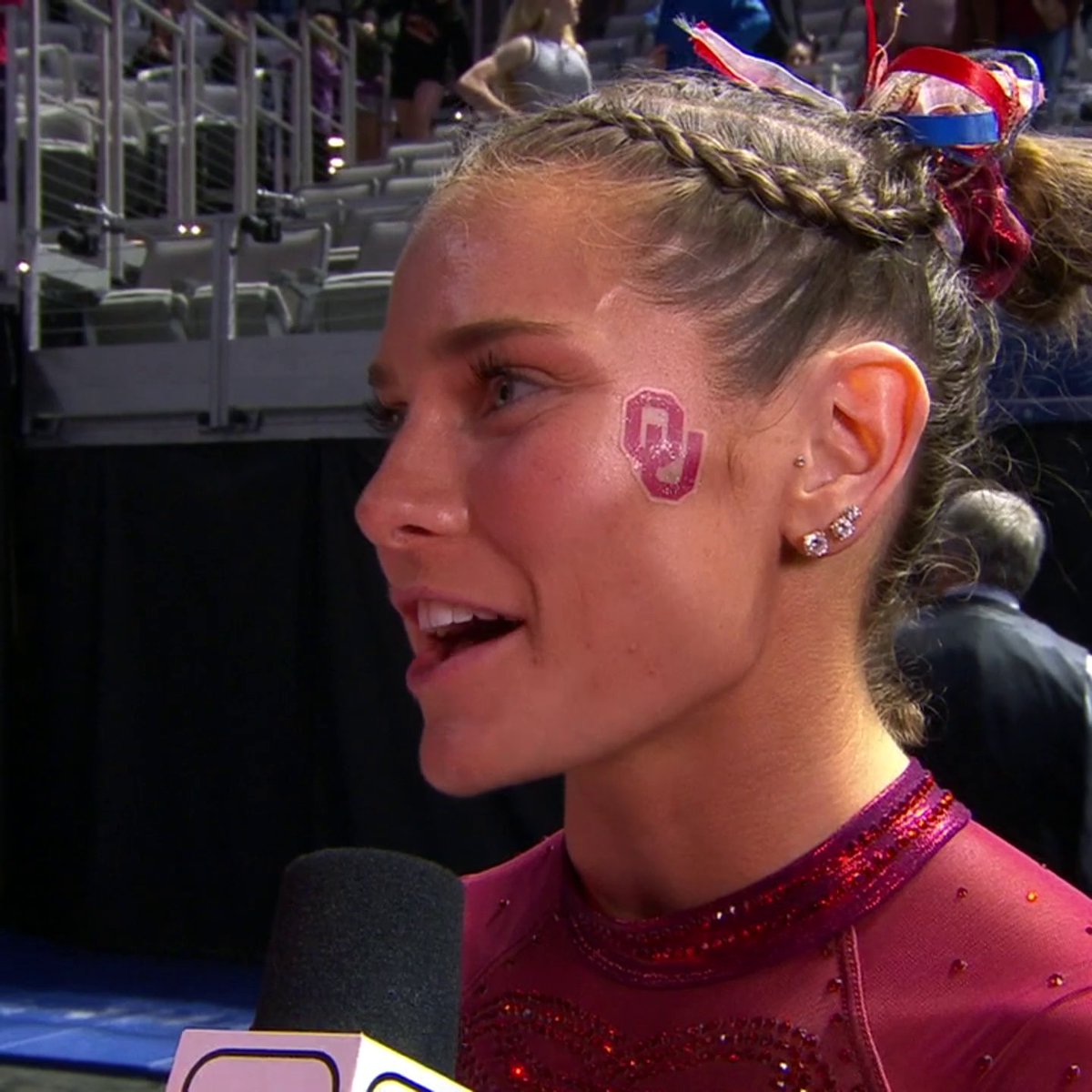 "I'm so proud to be a Sooner." 🥹 Jordan Bowers after Oklahoma Women's Gym wins the national championship 🏆