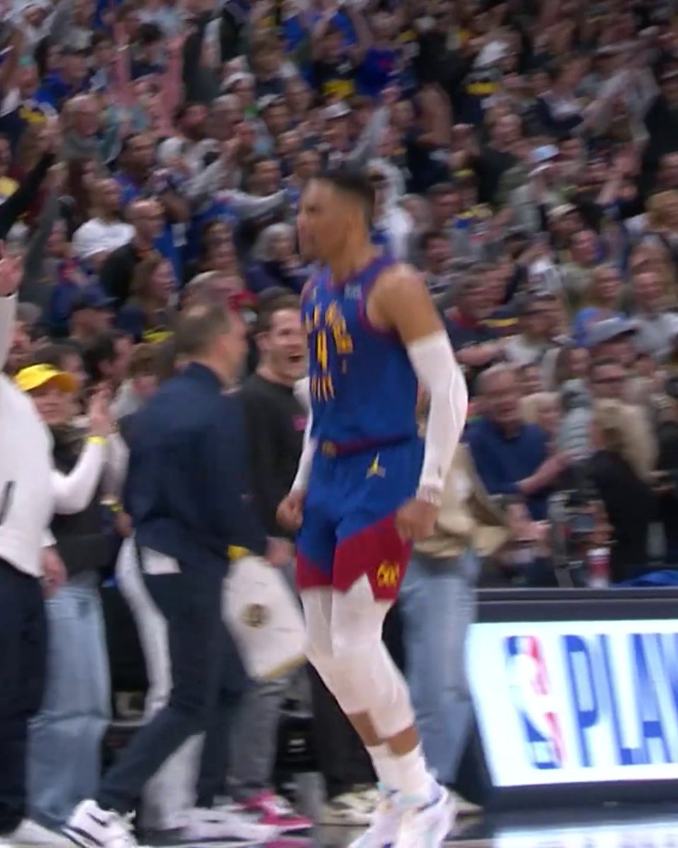 The game-sealing stop from Russ 😤