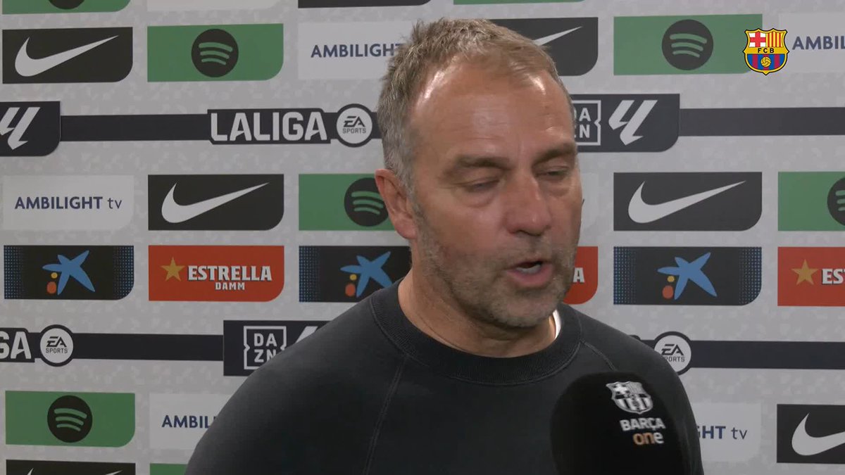 🎙️ HANSI FLICK: “It's the mentality, the attitude we showed on the pitch was unbelievable.” #BarçaCelta