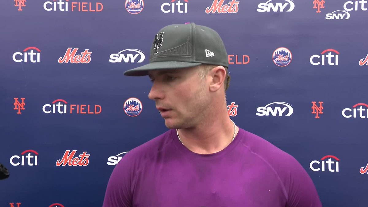 "Having a jam-packed stadium like this is almost like having a 10th guy out there. It's honestly awesome" Pete Alonso on the Mets fans packing Citi Field today: