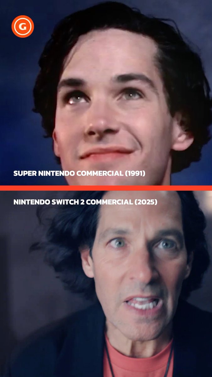 Nintendo replicated Paul Rudd's 1991 SNES commercial for the Switch 2!