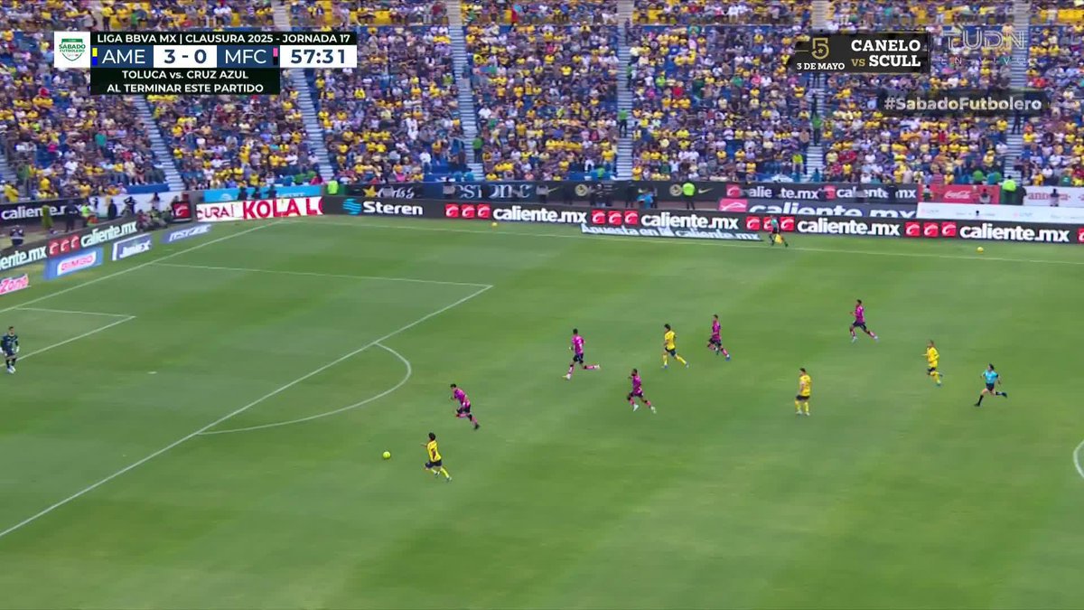 Santiago Solari siempre le dijo a Álvaro Fidalgo que tenía que meter más goles en el América y lo cumplió🥹💛