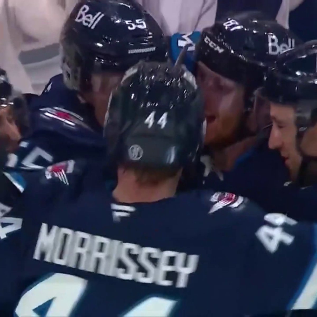 KYLE CONNOR TOO CLUTCH 🥶 His late third period goal gives Winnipeg a 1-0 series lead over St. Louis 💪