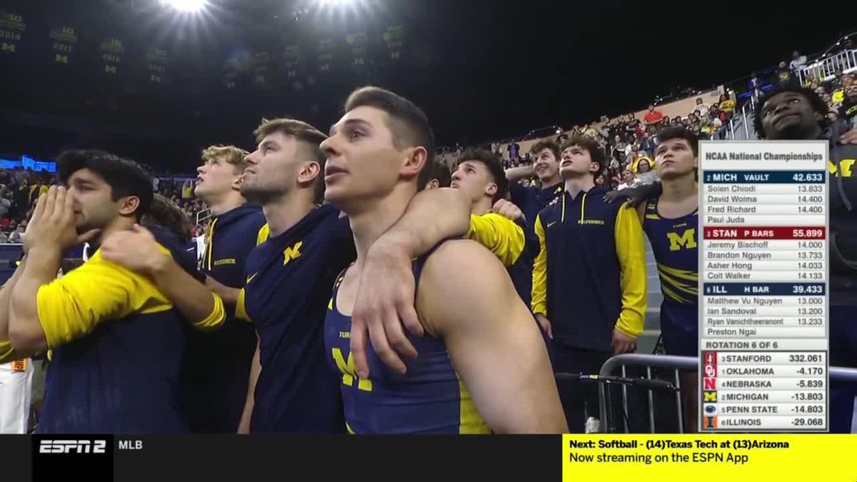 THE MICHIGAN WOLVERINES ARE NATIONAL CHAMPIONS 🏆 #B1GMGym x Michigan Gymnastics 🏆