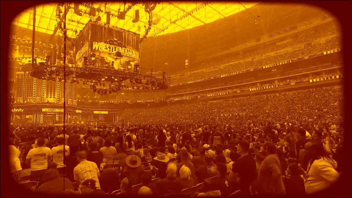 El Grande Americano makes his #WrestleMania debut right now!