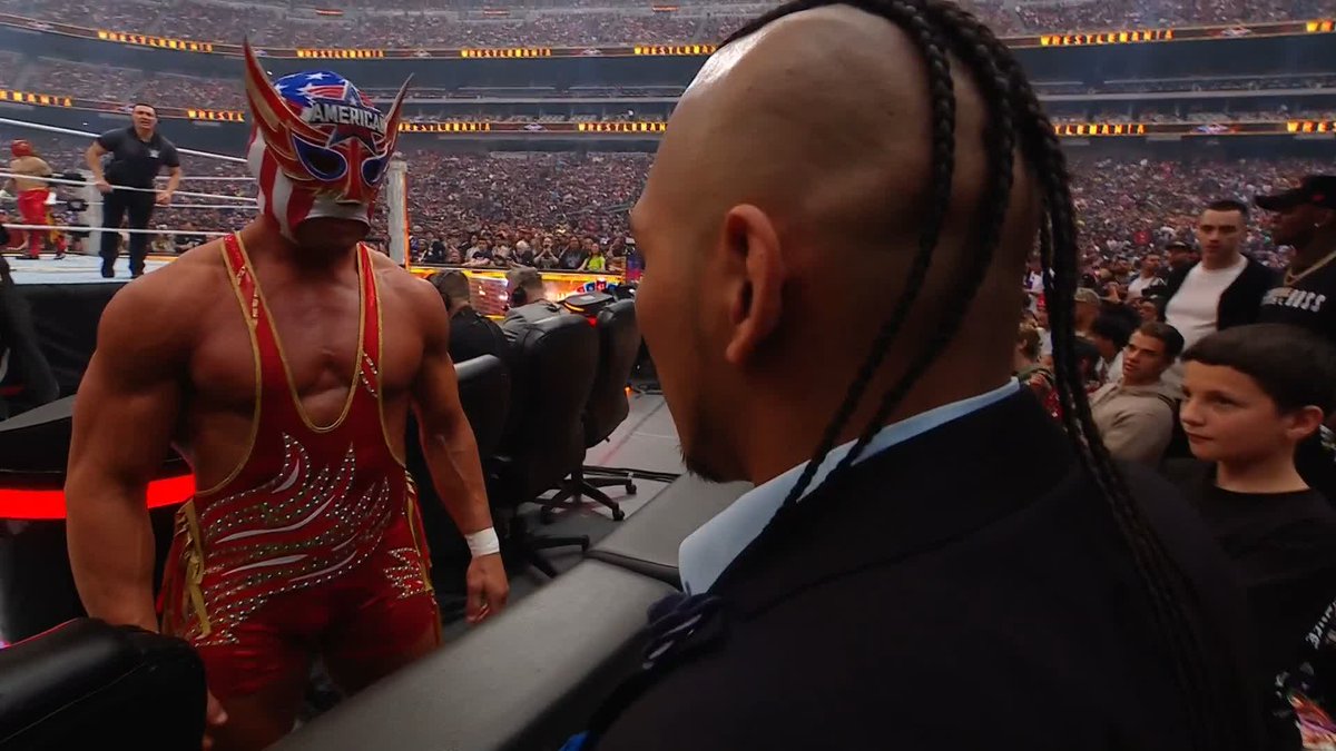 bad move 😬 #WrestleMania