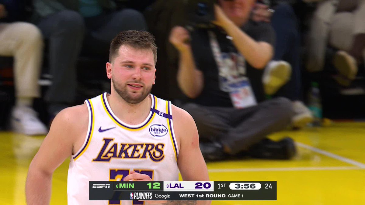 Luka's got 16 PTS after the first quarter of play ๐ฎโ๐จ