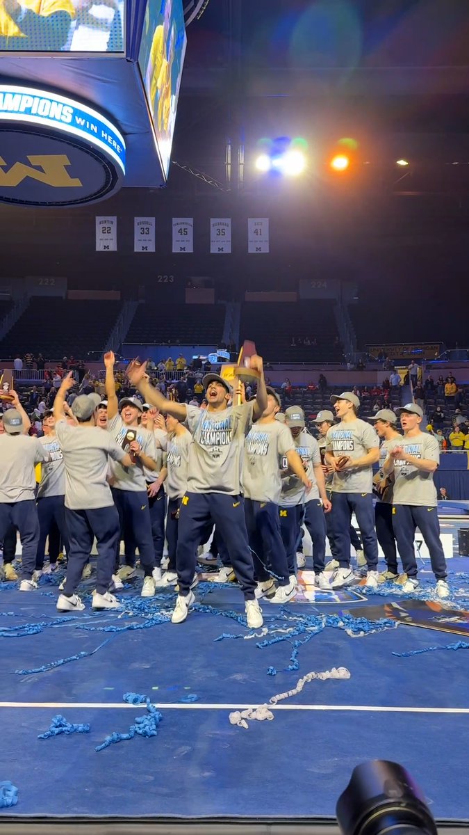 A national championship edition of "Mr. Brightside." 🎶