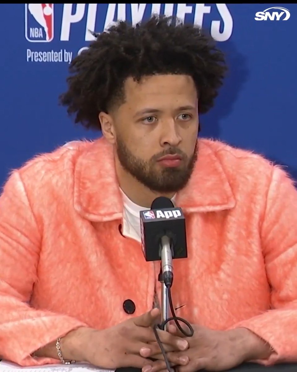 Cade Cunnigham says the Knicks defensively were "pretty much what I expected...they didn't switch up much of what they had done in the regular season" On playing at MSG in the playoffs: "It was rocking"