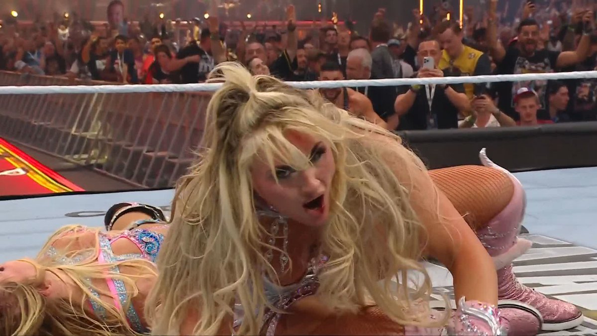It's TIFFY TIME at #WrestleMania!