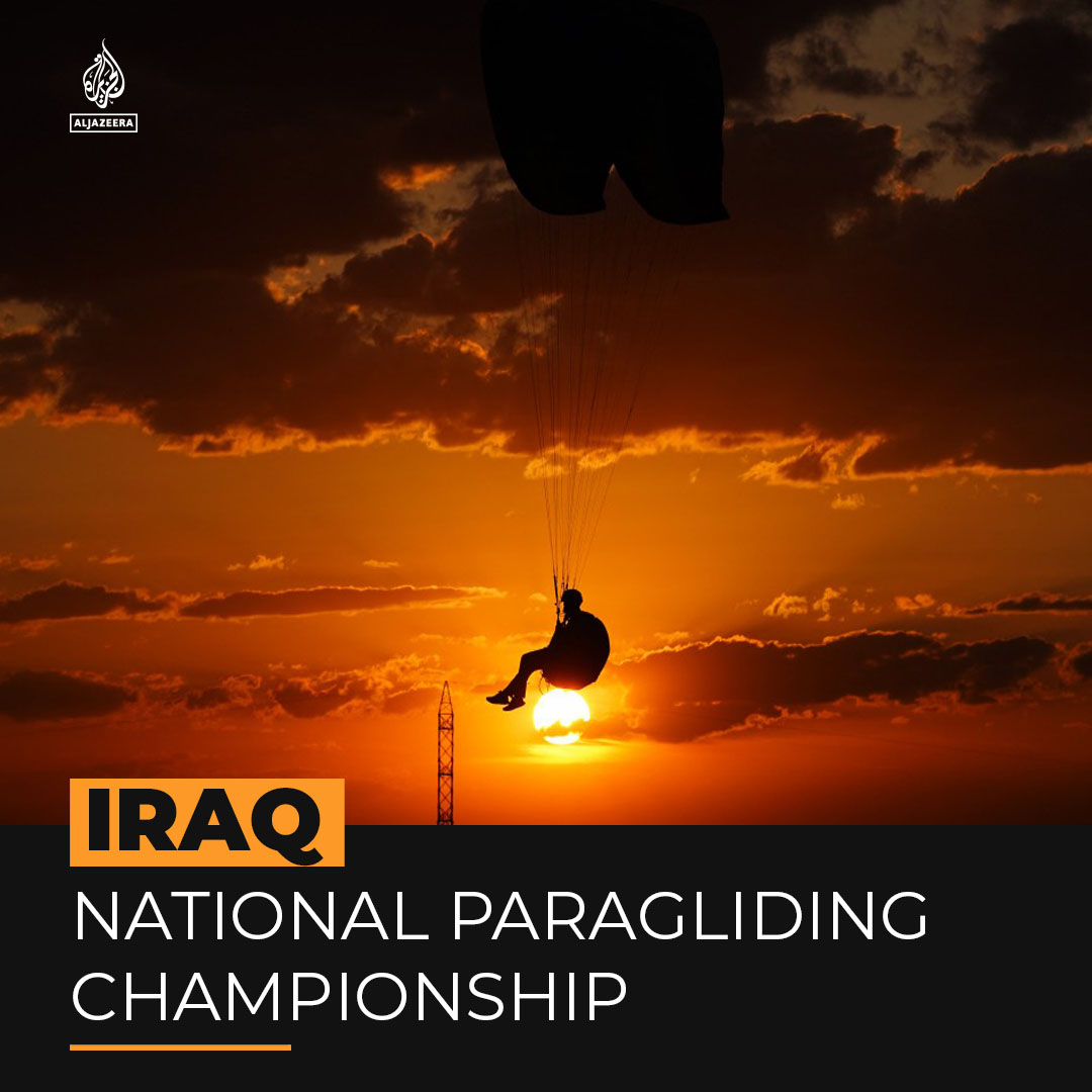 "Since I was a child, I dreamt of flying." Athletes from across Iraq are competing in a paragliding championship in Dohuk, hoping to earn a spot on the country's national team.