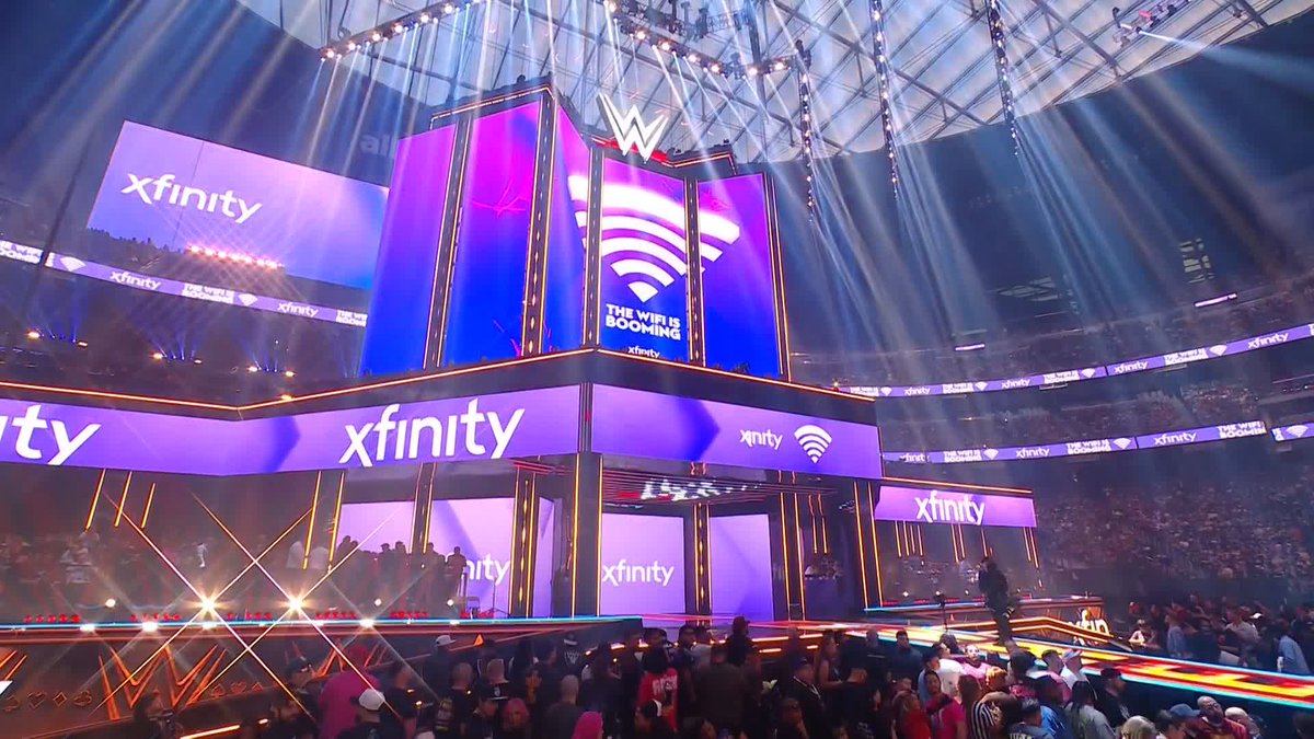 #WrestleMania is BOOMING with Xfinity!