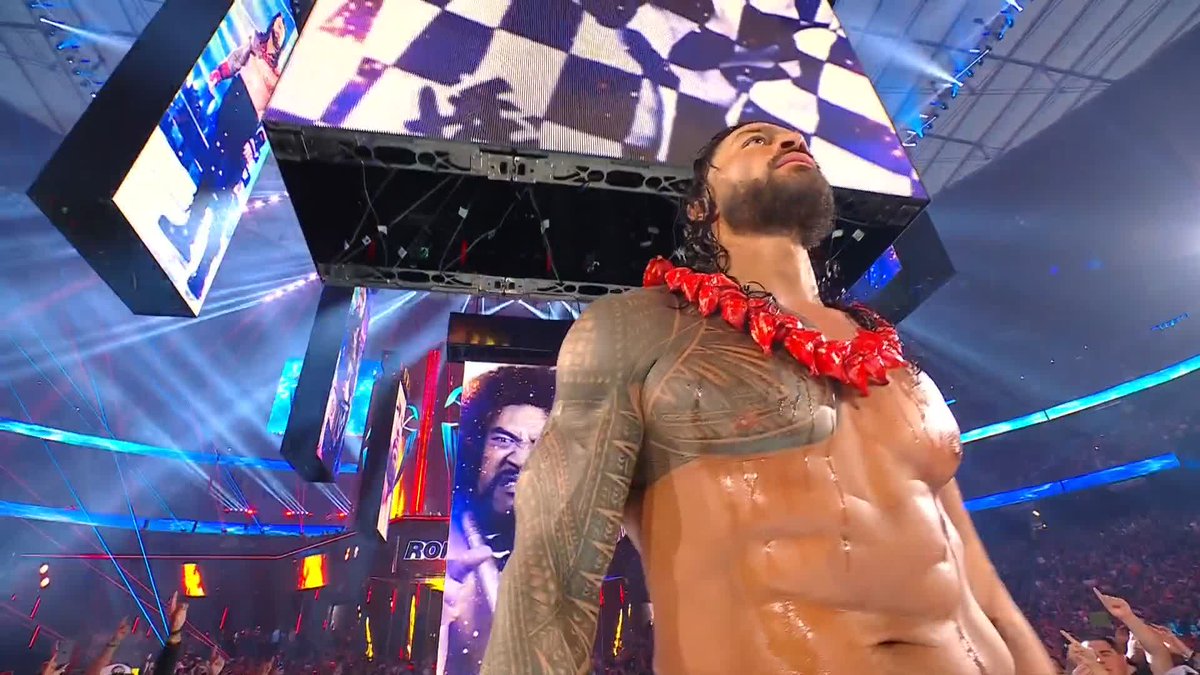 The OTC arrives alone at #WrestleMania!