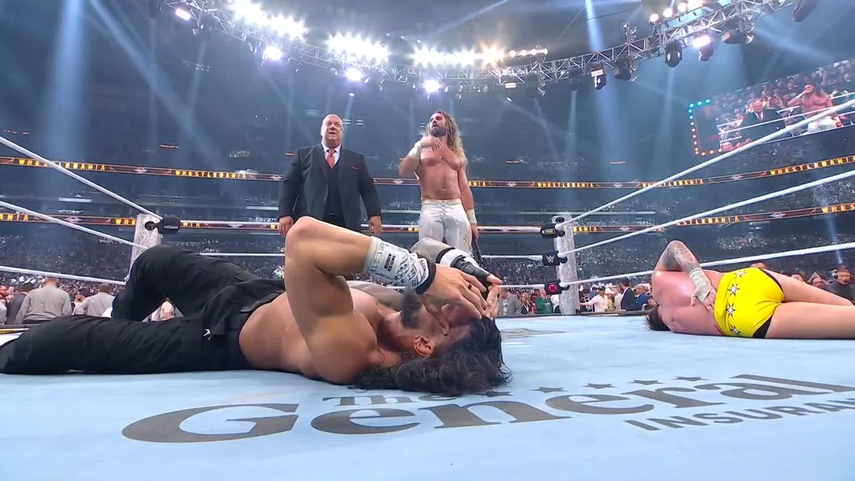 HELL FROZE OVER. #WrestleMania