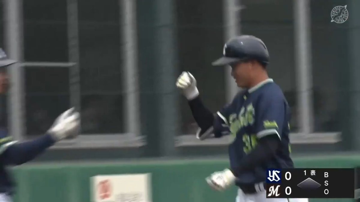 逆方向へ弧を描く 今日はセンターで出場 西村瑠伊斗が第1号ホームラン ⚾プロ野球 ファーム(2025/4/20) 🆚ロッテ×ヤクルト 📱Live on DAZN #オレをみろ #イージースポーツ #swallows