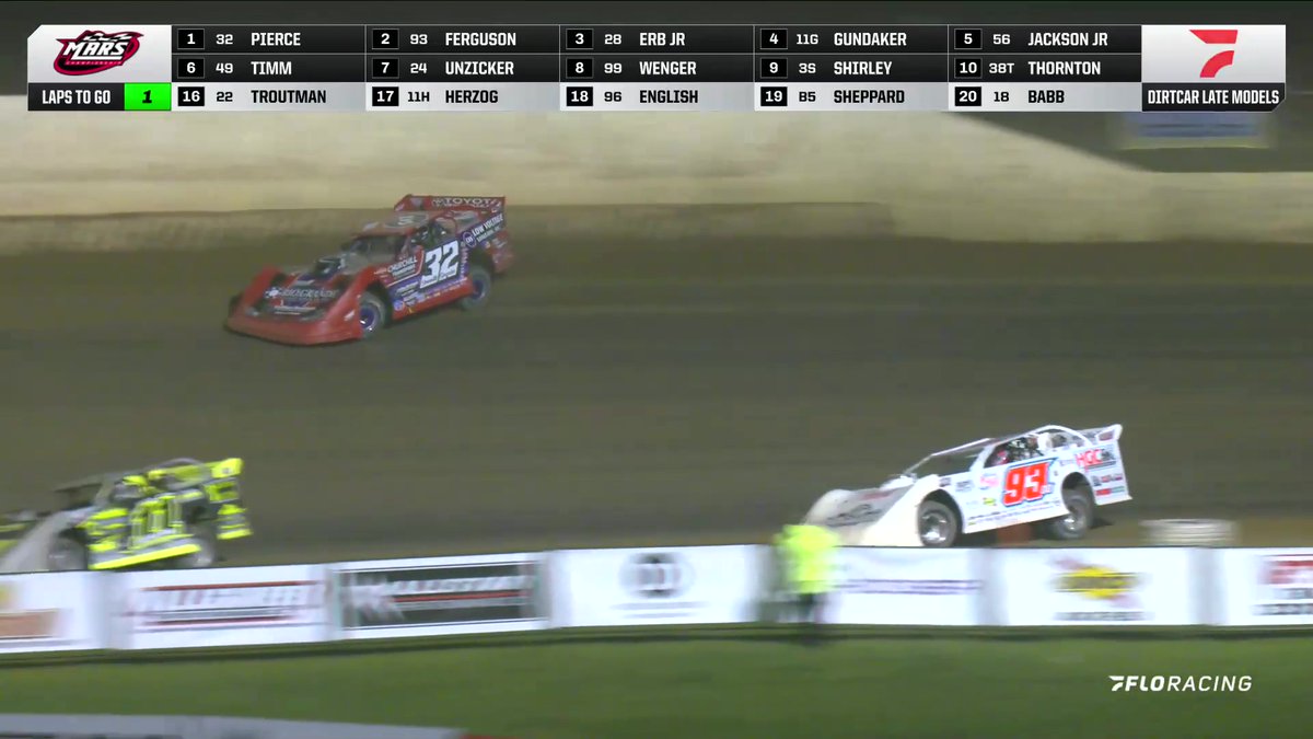 🏁🔥 WHAT A FINISH! Bobby Pierce throws caution to the wind on the final set of corners to win the MARS Championship Series Slocum 50 at 34 Raceway! #MARSLateModels