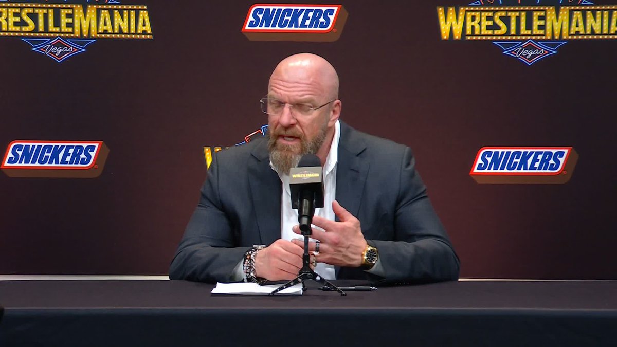 Paul "Triple H" Levesque describes what makes Jey Uso so great. #WrestleMania
