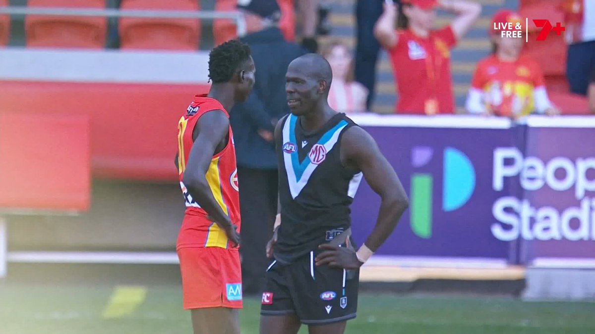 "Hopefully we can see more African kids playing this great game." 🗣️ Aliir Aliir ahead of #AFLSwansPower