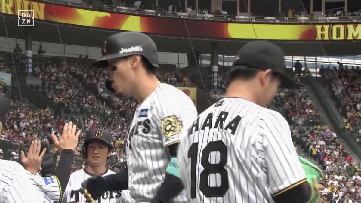 虎の千両役者 チーム甲子園1号弾はこの男 佐藤輝明 先制6号2ラン ドラ1・伊原陵人に大きなプレゼント ⚾プロ野球(2025/4/20) 🌸阪神×広島 📱Live on DAZN #オレをみろ #阪神タイガース