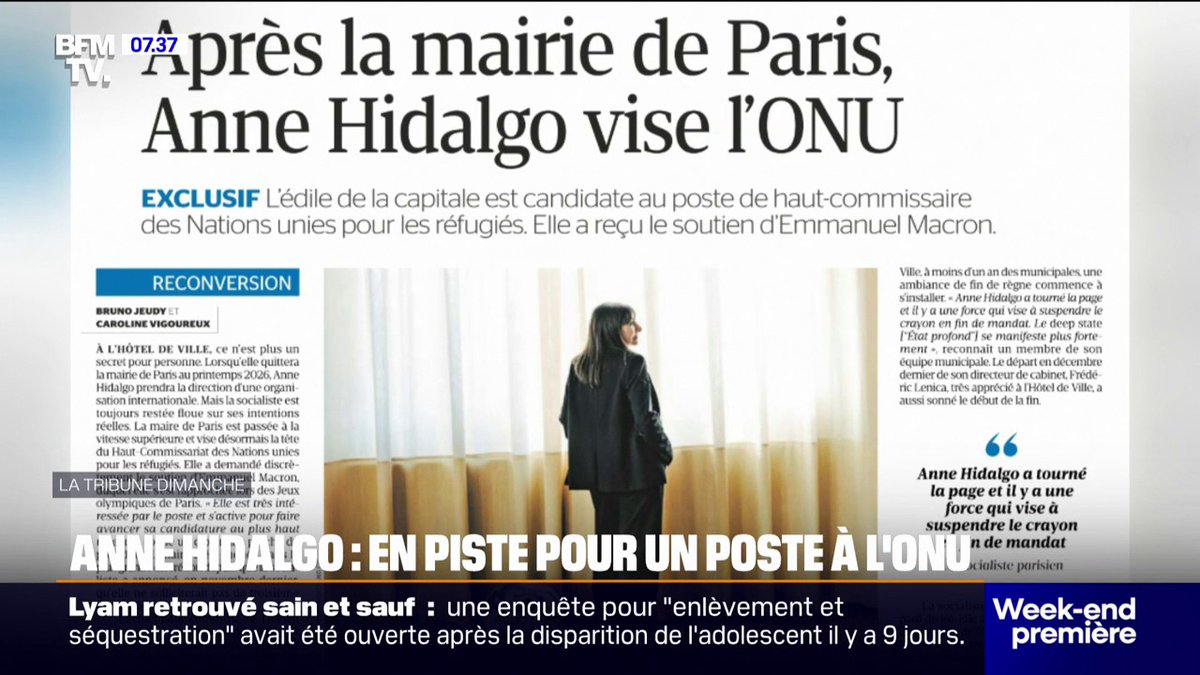 Anne Hidalgo en route pour un poste à l'ONU ?