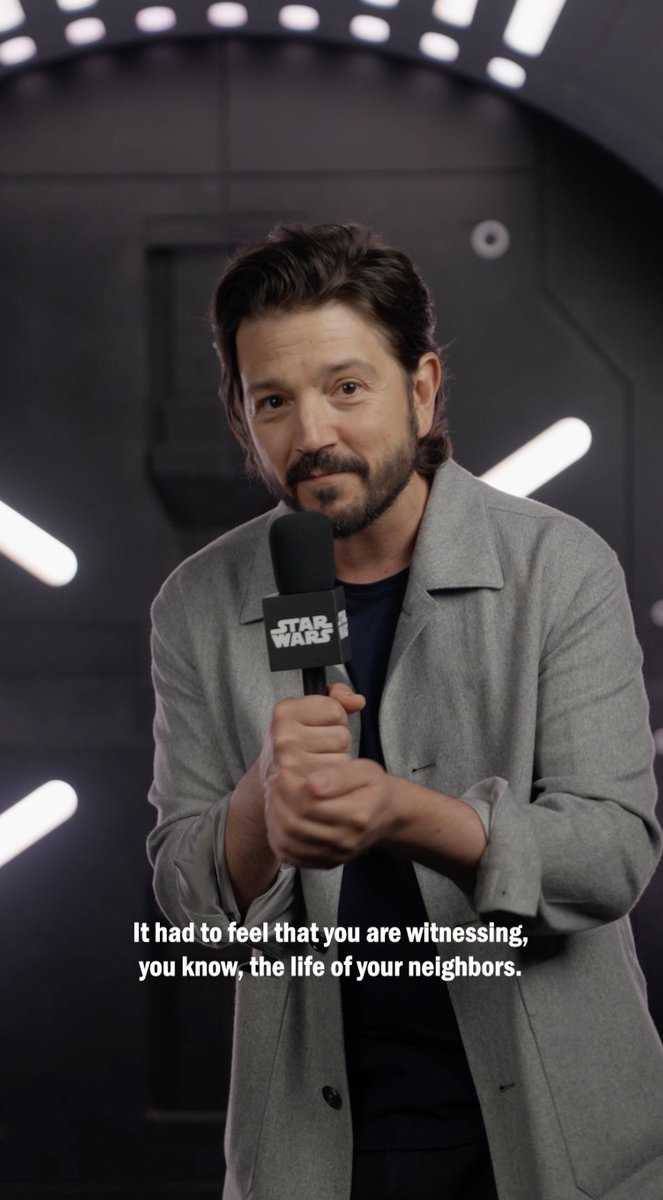 Diego Luna wanted Andor to feel familiar. #StarWarsCelebration