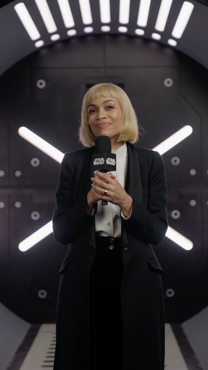 On behalf of the cast and crew of Ahsoka, Rosario Dawson thanks fans for all their support. #StarWarsCelebration