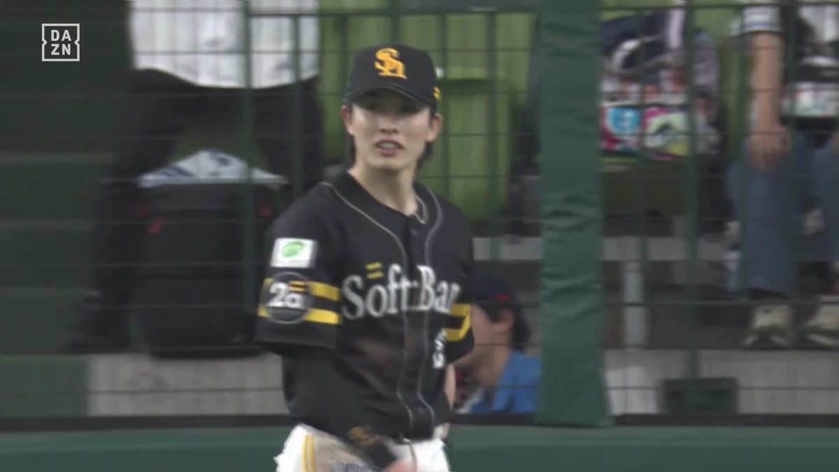 韋駄天が守備で魅せる 3日ぶりに復帰 周東佑京がファインプレー ⚾プロ野球(2025/4/20) 🆚西武×ソフトバンク 📱Live on DAZN #オレをみろ #sbhawks