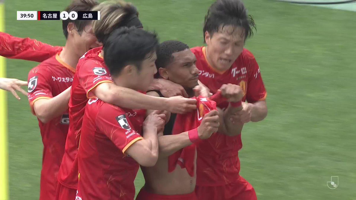悪魔の左足、炸裂💥 🎦 ゴール動画 🏆 明治安田J1リーグ 第11節 🆚 名古屋vs広島 🔢 1-0 ⌚️ 40分 ⚽️ マテウス カストロ(名古屋) #Jリーグ