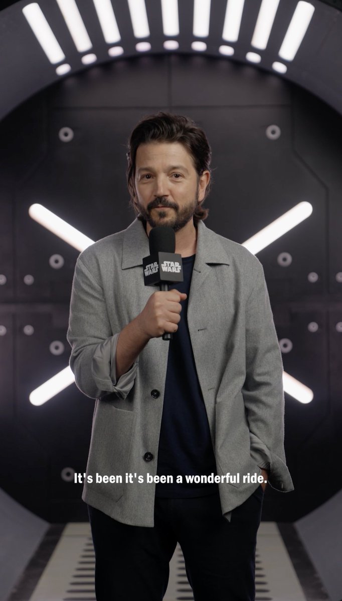Diego Luna appreciates the fans for following along with Cassian Andor's journey. #StarWarsCelebration