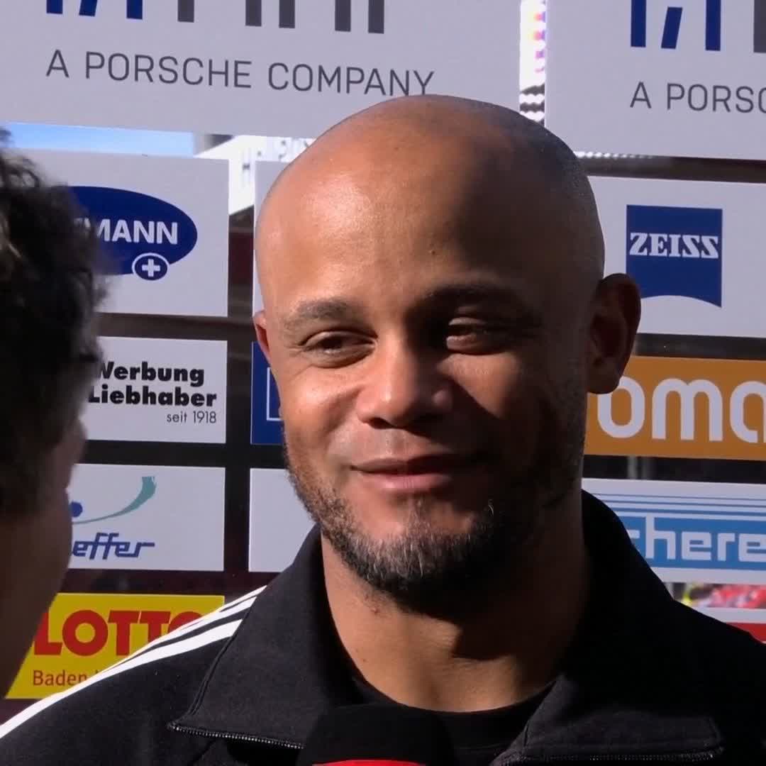 "It would be the first title for you as a coach" 👀 "It wouldn't be the first title, we won the league with Burnley" ✅ Bayern Munich boss Vincent Kompany does not forget his Championship title at Burnley after he was asked about closing in on winning the Bundesliga 🏆