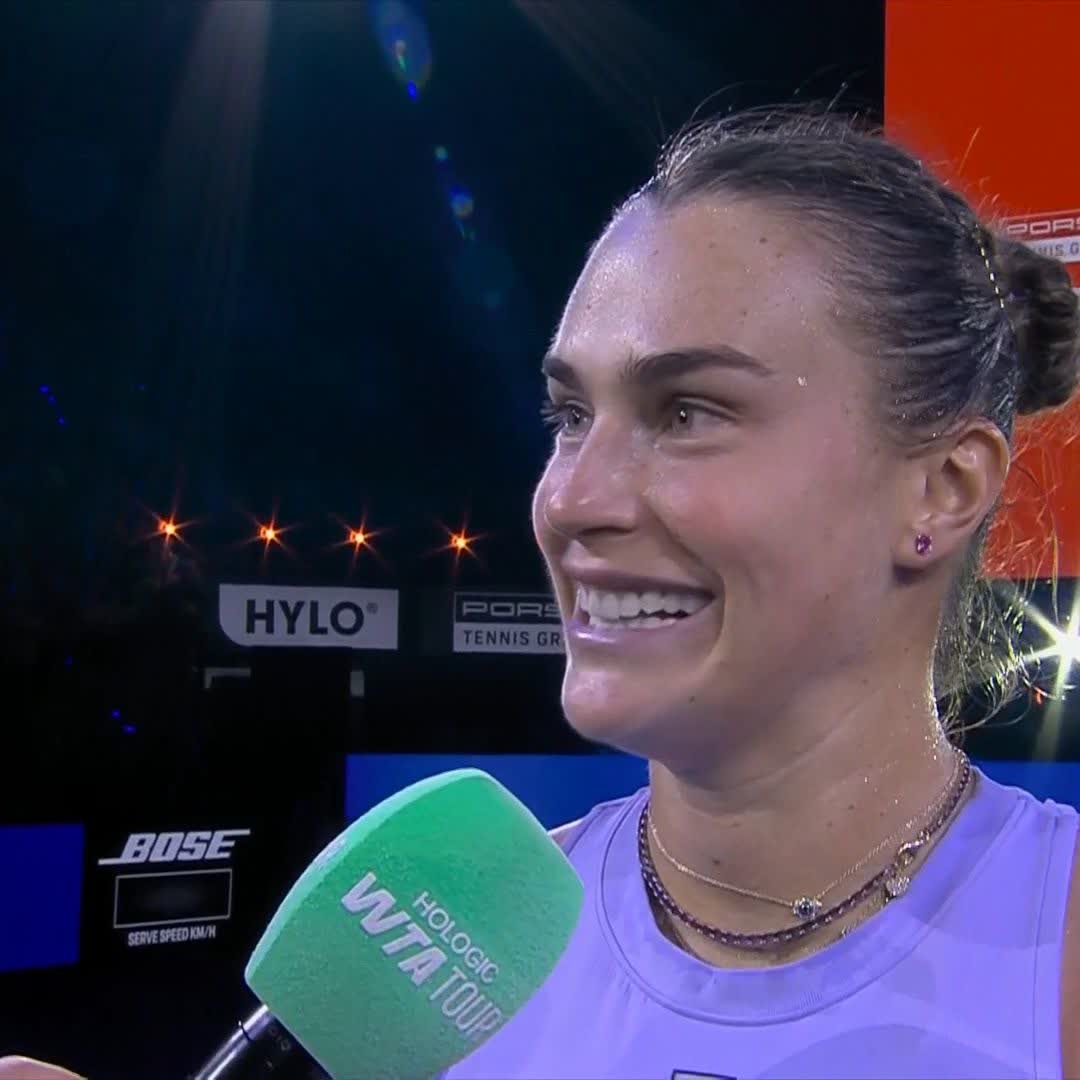 "Why would I play this game with someone like her?" 😮 Aryna Sabalenka gives a strong answer after she was involved in a tense argument with the chair umpire over a controversial line call in her win over Elise Mertens🎾
