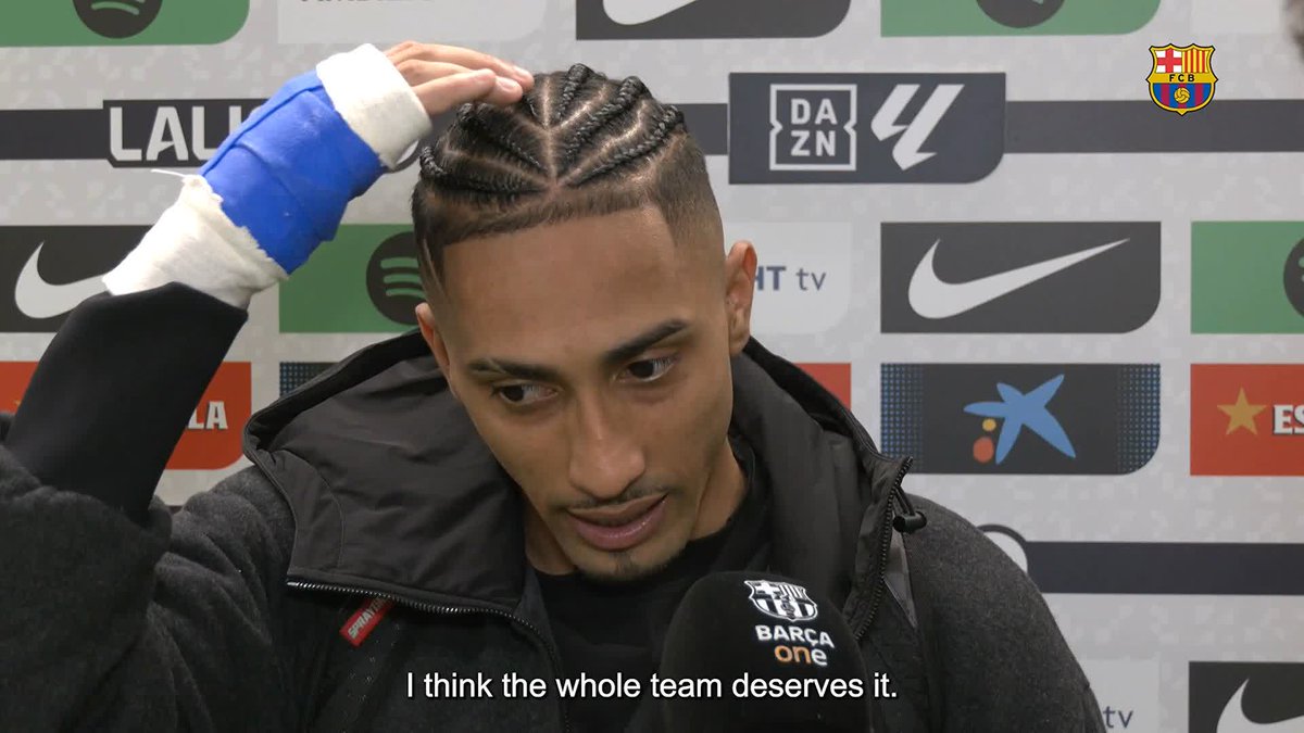 🎙️ RAPHINHA: “We are ready for anything.” #BarçaCelta