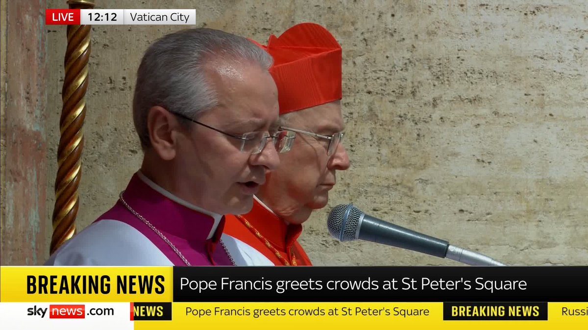 In his Easter message, Pope Francis has called for a ceasefire and the release of hostages from Gaza. 📺 Sky 501, Virgin 602, Freeview 233 and YouTube