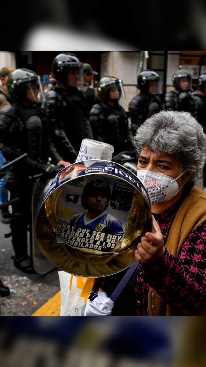"There's no money for anything, but there's always money for repression." In Argentina this week, police used pepper spray on retirees protesting against President Javier Milei’s austerity cuts.