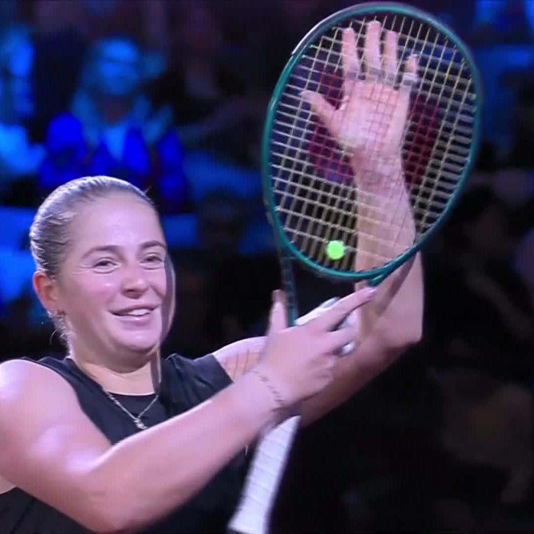 First time finalist in Stuttgart 👋 Jelena Ostapenko | #PorscheTennis