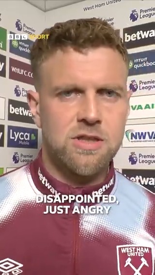 West Ham's Niclas Fullkrug was 'very angry' after the draw with Southampton. 😡 #BBCFootball