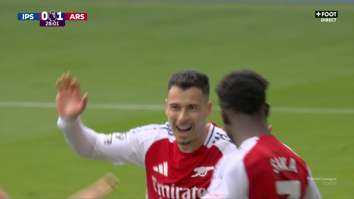 Saka - Merino - Martinelli ๐โ๐๐ฆ๐ง ๐๐ ๐๐ข๐ข๐ง๐๐๐๐ โจ Arsenal mรจne dรฉjร 2-0 face ร Ipswich aprรจs 29 minutes de jeu. ๐ดโช๏ธ ๐ฅ CANAL+ Foot