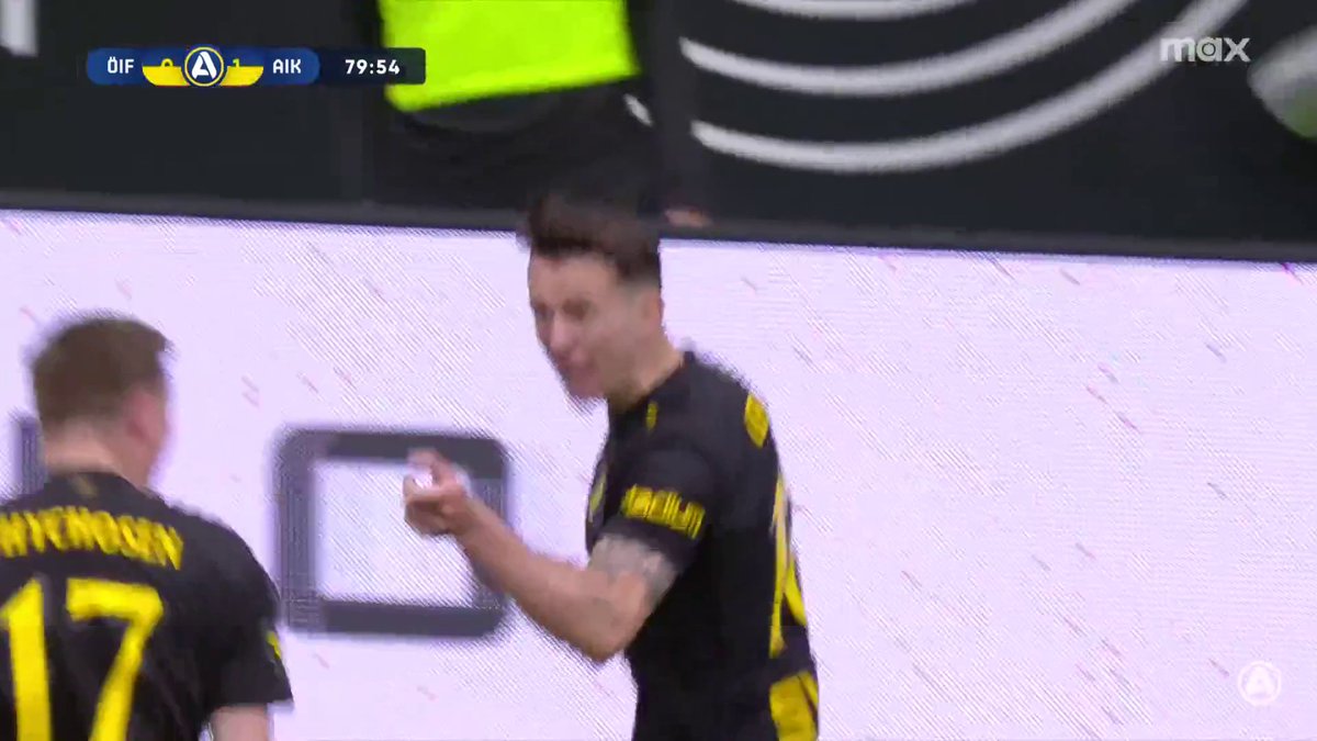 AIK tar ledningen borta mot Östers IF! Bersant Celina med en drömträff! 🎯 📲 Se matchen på Max och Kanal 5