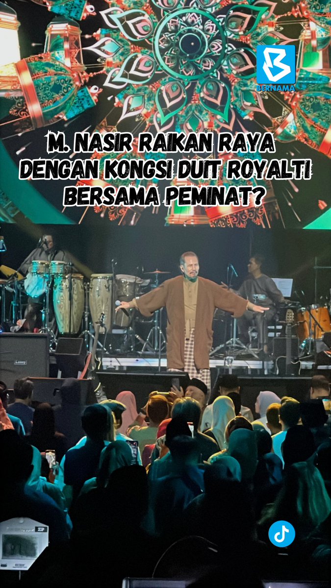 Legenda muzik tanah air Datuk M. Nasir telah meletakkan satu 'Benchmark' baru iaitu berkongsi rezeki duit raya yang dinantikan peminat-peminatnya dengan cara tersediri sebagai kejutan! Konsert CIPTA 2 'Hujan' duit raya dari bumbung Axiata Arena. Konsert CIPTA RAYA pula sampul duit raya di bawah kerusi tempar duduk penonton, agak-agak konsert CIPTA 3 M N461R duit kata mana pula ya? #BernamaNews #VideoBernama #MNasirCIPTARAYA #fyp