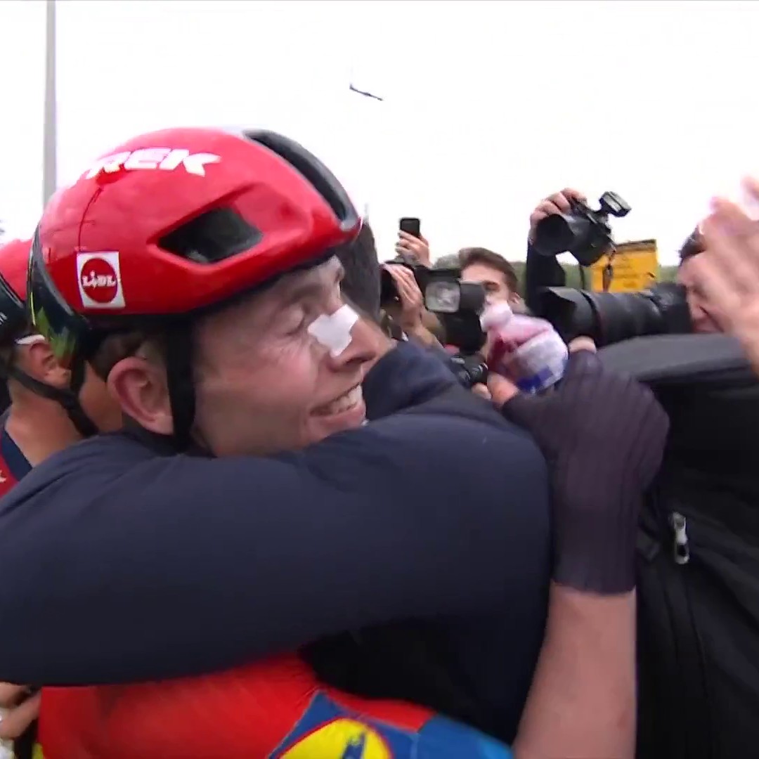 MATTIAS SKJELMOSE REMPORTE L'AMSTEL GOLD RACE ! 🤯 Au terme d'une course folle, le Danois s'impose d'un cheveux devant Pogacar et Evenepoel !