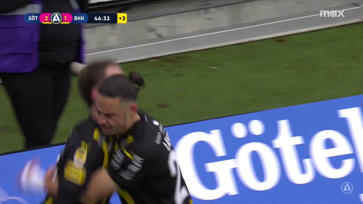 2-2 och det svänger rejält på Gamla Ullevi! Amor Layouni med kvitteringen för Häcken 🟡⚫ 📲 Se matchen på Max
