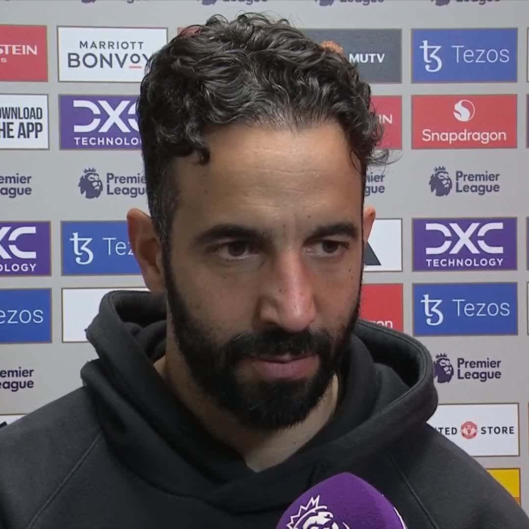 "It's not just Rasmus [Højlund] or Mason [Mount], all the team are missing goals" 😳 Ruben Amorim reacts to Manchester United's 1-0 defeat to Wolves 🐺